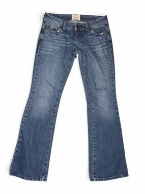 VINTAGE 100% Cotton AE Artist Low Rise Jeans Rigid Denim Bootcut 2012 Y2K